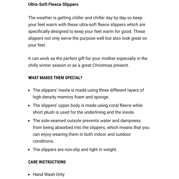 ‼️$5 SALE‼️ NY THREADS Cozy Fleece Slippers - Picture 7 of 16